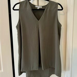 Olive Sleeveless Top
